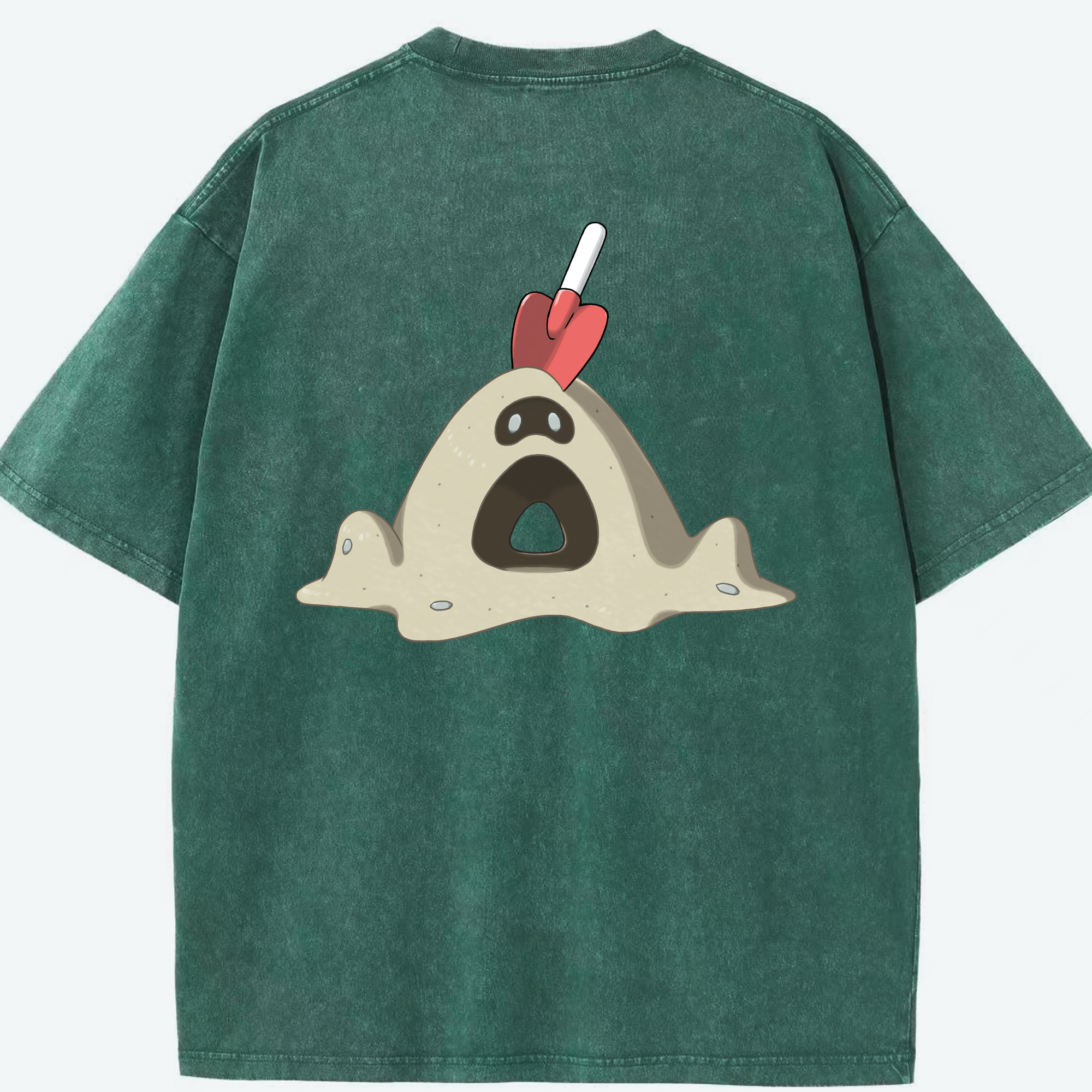 （画像用） ポケットモンスター Pokémon 綿100% ヴィンテージ風 半袖Tシャツ（背面プリント）